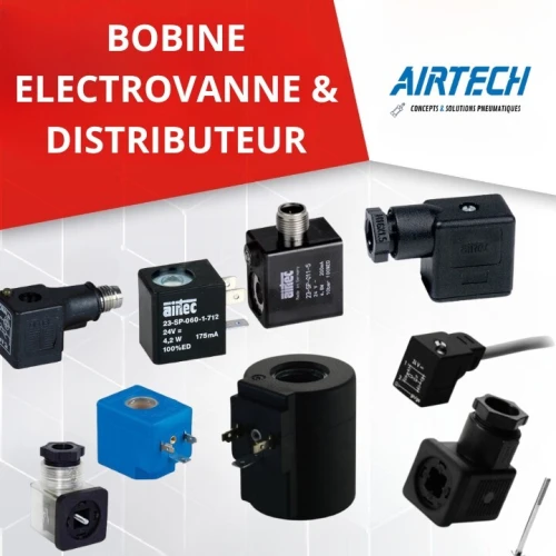 Distributeur Pneumatique - BOBINE - AIRTAG - ELECTRODISTRIBUTEUR - FILTRE PNEUMATIQUE - FESTO - SMC 