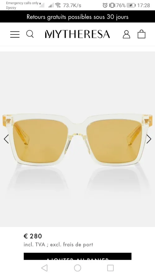 Vendre des lunettes de soleil.