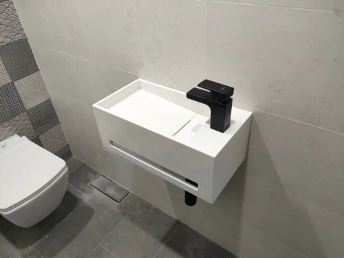 Lavabo sur mesure en corian