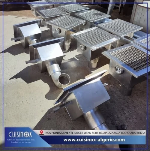 caniveaux en inox sur mesure مصارف من الفولاذ المقاوم للصدأ حسب الطلب