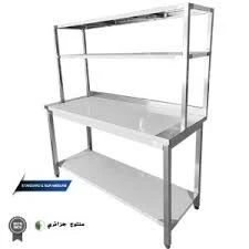table de travail en inox 430 ; 304 ; 316 طاولة عمل من الفولاذ المقاوم للصدأ