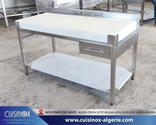TABLE INOX ET MEUBLE INOX