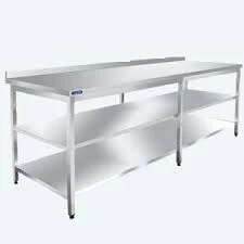 table de travail en inox 430 ; 304 ; 316 طاولة عمل من الفولاذ المقاوم للصدأ