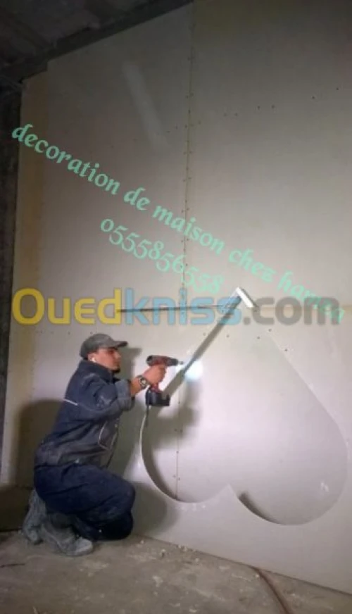 travaux de construction avec decore