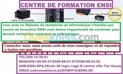 ENSI CENTRE DE FORMATION 