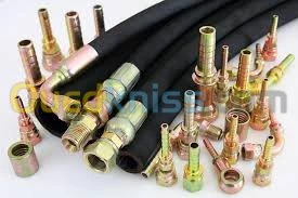 Confection  de flexible hydraulique