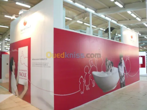 Réalisation et Aménagements des stands