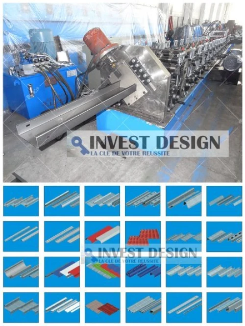 Machine pour application de tôle galvanisée