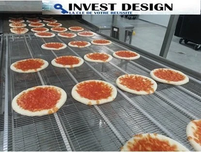 Chaine de production pate a pizza
