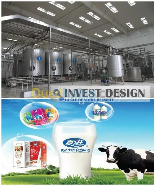 Chaine de production de fromage