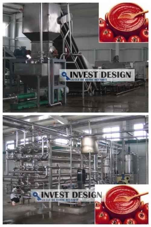 Chaine de production de tomate conserve