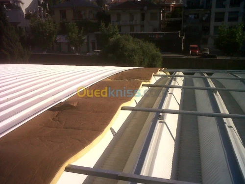 couverture métallique autoportante