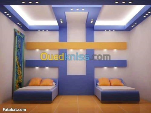 montage de faux plafon placo platre 