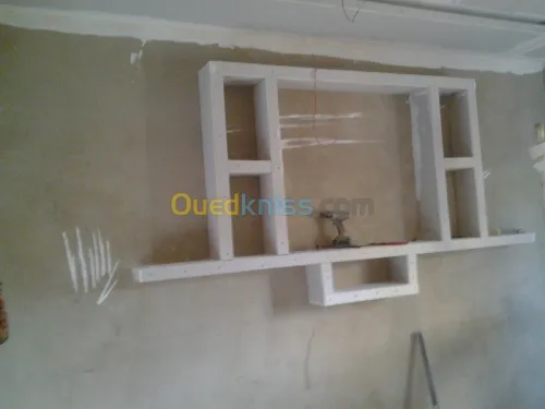 montage de faux plafon placo platre 