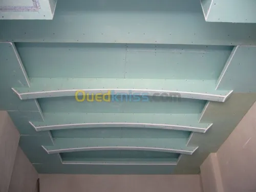 montage de faux plafon placo platre 