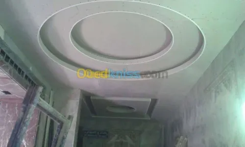 montage de faux plafon placo platre 