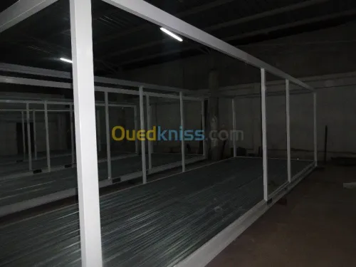 Construction des cabines saharienne