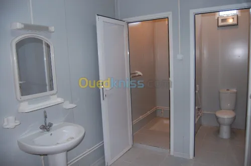 Construction des cabines saharienne