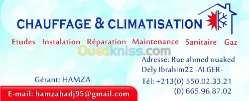 installation chauffage & climatisation