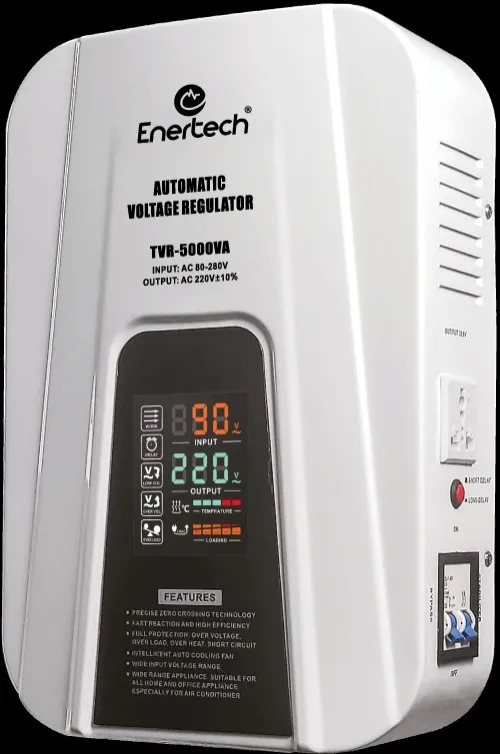 Stabilisateurs 3kVA, 5kVA et 10kVA MURAL 220V  ENERTECH  &  THE ROCK