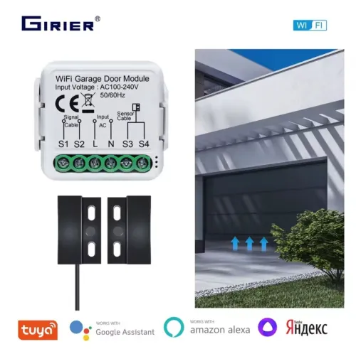Commande rideau de garage connectée wifi