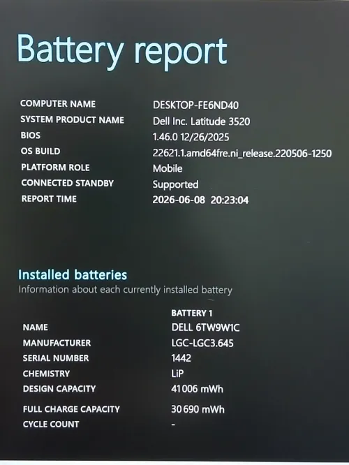 Dell Latitude 3520 I3 1115G4 RAM 8GB SSD 256GB 15.6