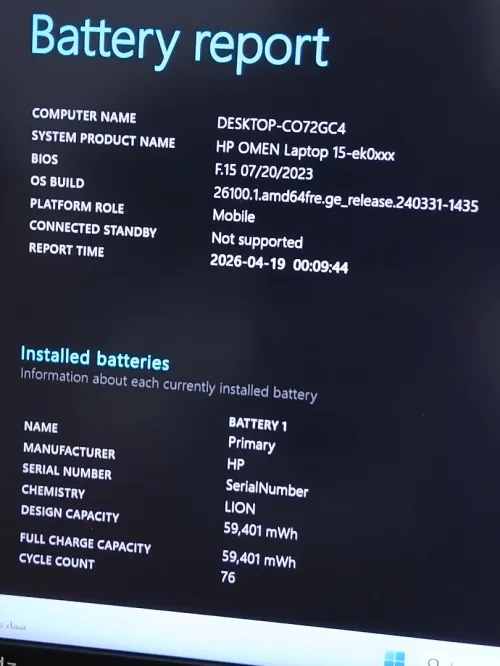 HP OMEN I5 10300H NVIDIA RTX 2070 8GB RAM 16GB SSD 512GB 15.6 144HZ