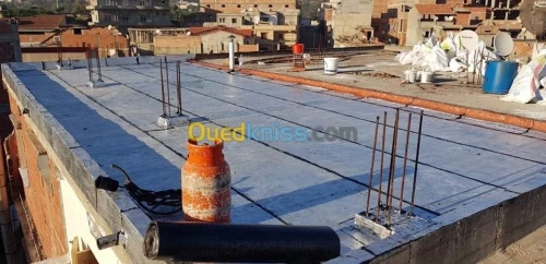 Travaux étanchéité professionnelle