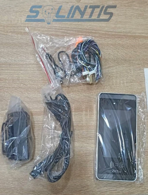Pointeuse et contrôleur d'accès faciale, paume de main et carte ZKTeco SpeedFace V5L RFID