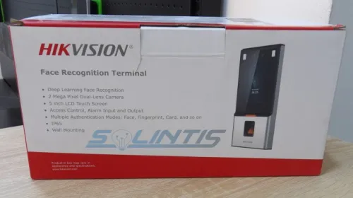 Pointeuse biométrique à identification faciale, empreinte et carte HIKVISION K1T606