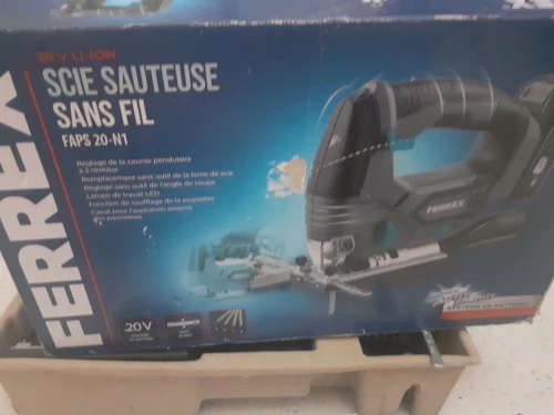 Scie Sauteuse sans fil Ferrex 20V 
