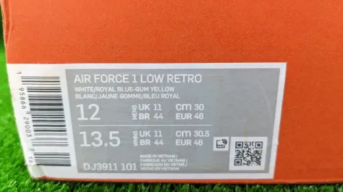 Nike Air Force 1 Low Retro 40th Anniversary - Ref DJ3911-101 - Original اصلية - Pointure 46 / 30 CM