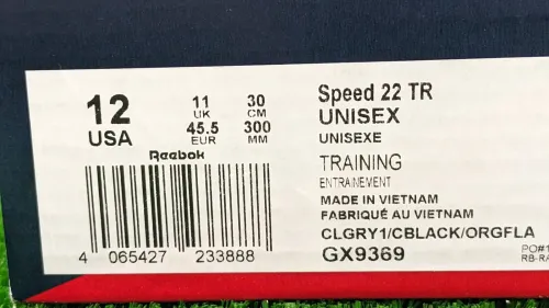 Reebok SPEED 22 TR - Ref GX9369 - Original اصلية - Pointure 45.5 / 30 CM