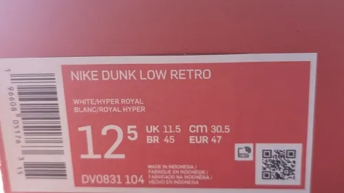 Nike Dunk Low Retro - Ref DV0831-104 - Original اصلية - Pointure 47 / 30.5