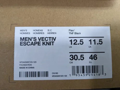 The North Face M VECTIV ESCAPE KNIT - Ref NF0A5G3K 1X31 - Original اصلية - Pointure 46 / 30.5 CM