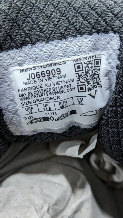 MERRELL Homme Moab Speed Mid GORE-TEX - Original اصلية - Pointure 46,5 M / 30 Centimètre