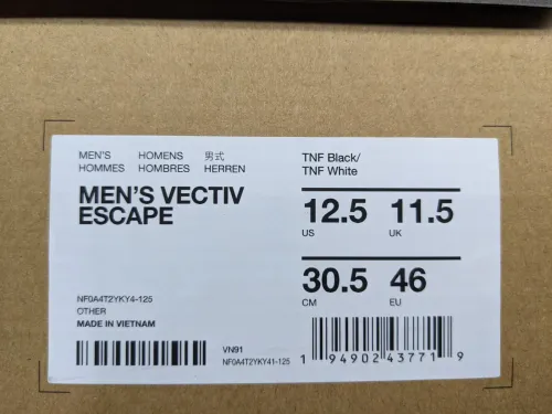 The North Face M VECTIV ESCAPE - Ref NF0A4T2Y KY41 - Original اصلية - Pointure 46 / 30.5 CM