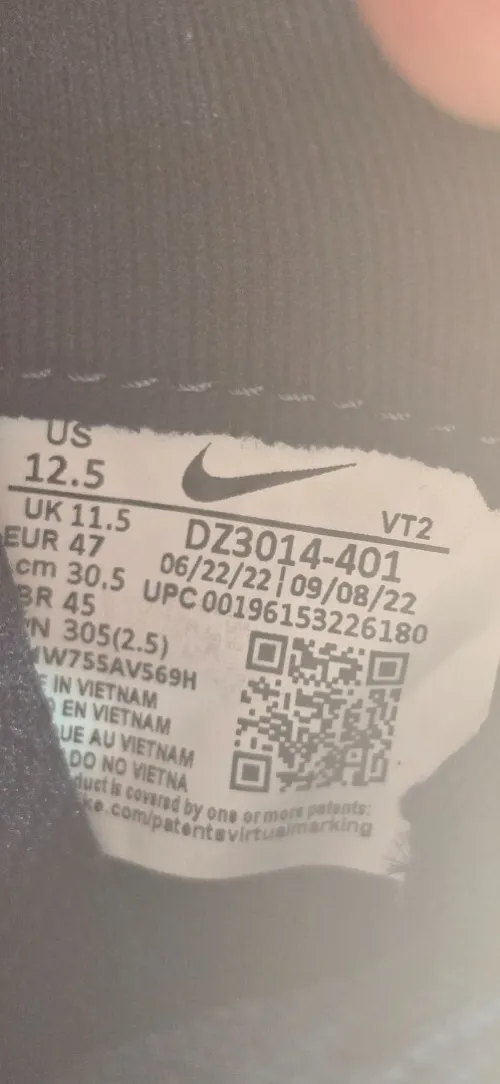 React Infinity Run Flyknit 3 - Réf DZ3014-401 - Pointure 46 / 47