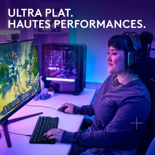 CLAVIER Logitech G G515 TKL, clavier gaming ultra-plat filaire