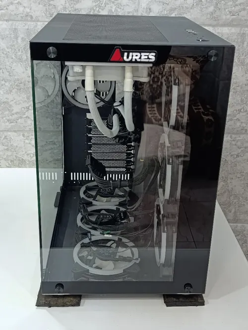 PACK PC GAMER BOITE AURES +POWER  ROG STRIX 850 WAT + WATER COLING RAIDMAX 3 VONTILO RGB