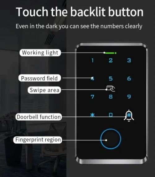 DIGICODE ASSANSEUR OU PORTE ELECTRIQUE PLUS 37 TAGS