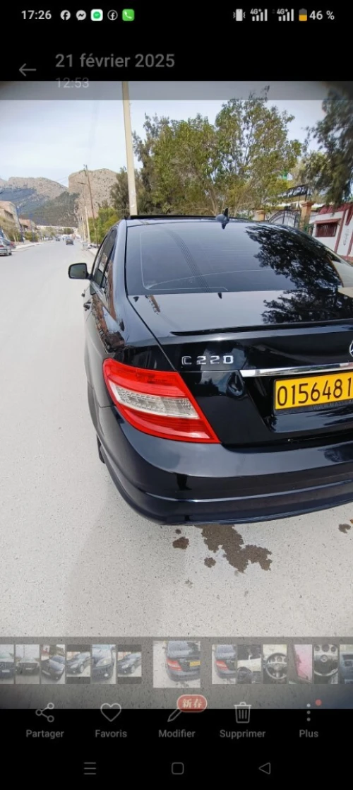 Mercedes Classe C 2008 220 Exclusive