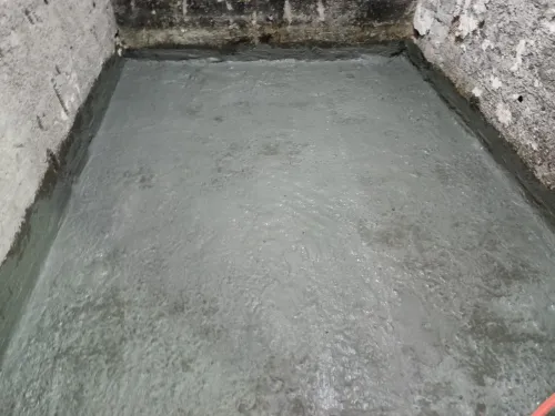 Travaux d'étancheité 
