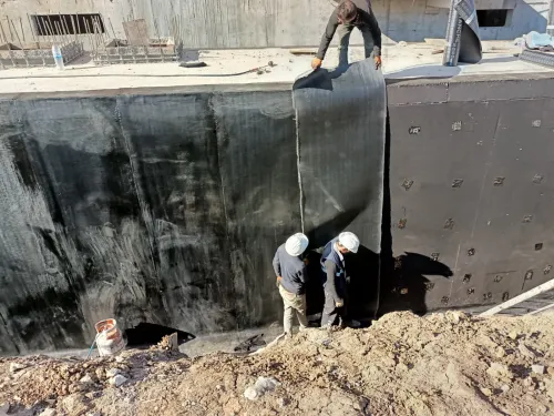 Travaux d'étancheité 