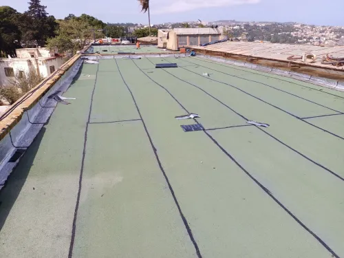 Travaux d'étancheité 
