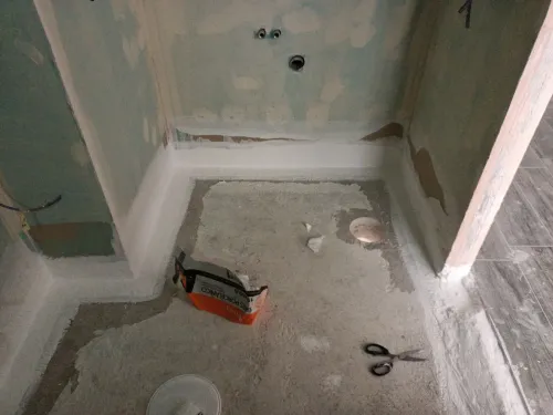 Travaux d'étancheité 