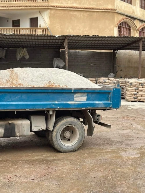 Transport routier de matériaux de construction