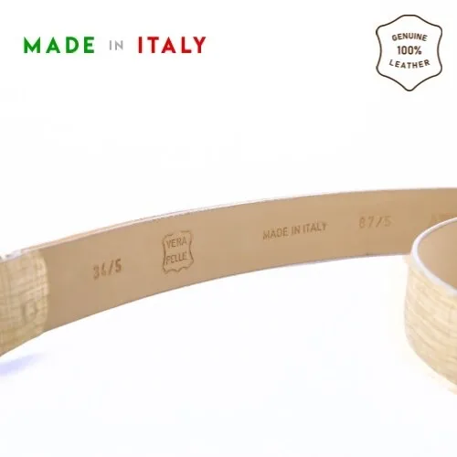 Ceintures femmes en cuir véritable made in italy