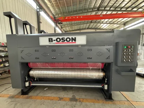 آلة قطع و الطباعة على الكرتون المموج Machine de transformation carton ondulé