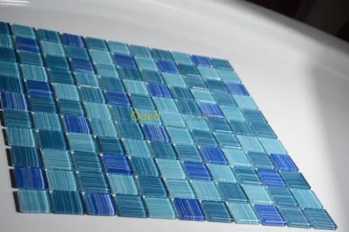 MOSAIQUE A RIEUR BLEU  /Réf: BL248